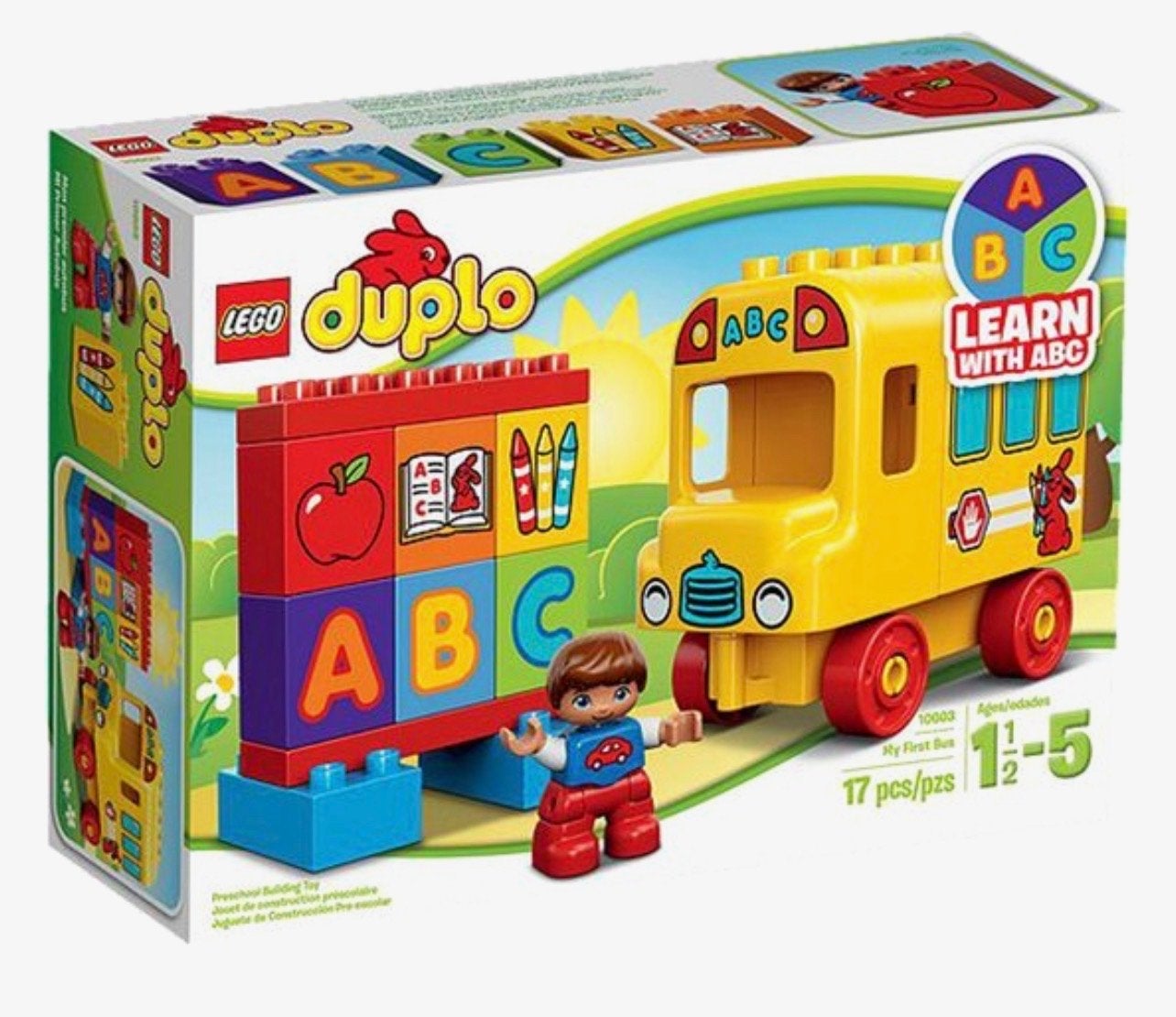 Lego Duplo Mijn Eerste Bus 10528 - Compleet met figuur, Gebruikt, Ophalen of Verzenden, Compleet, Duplo