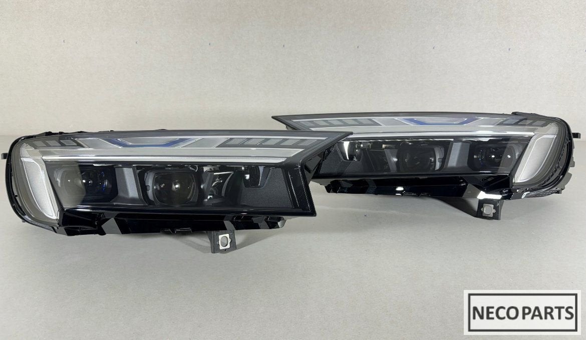 AUDI Q7 FACELIFT FULL LED LASERLAMP L/R KOPLAMPEN LEVERBAAR!, Gebruikt, -, -, -