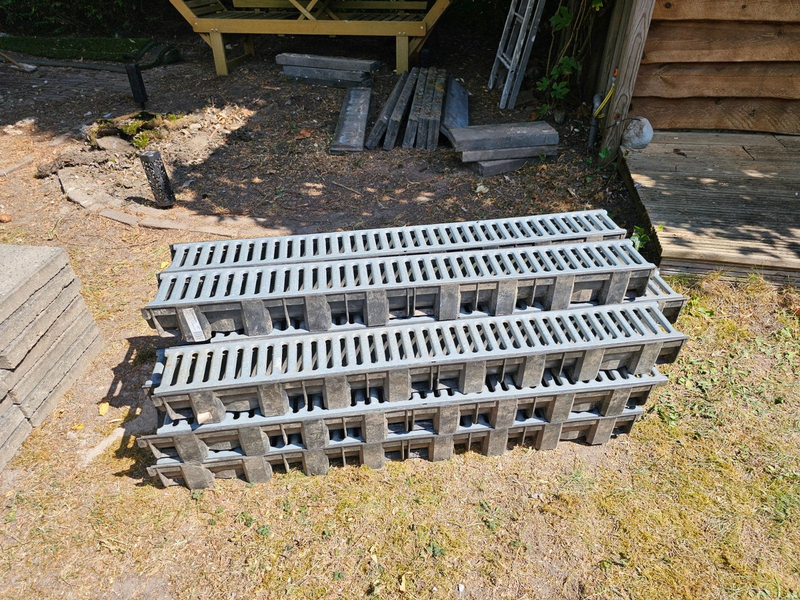 Lijngoot 11 meter, Doe-het-zelf en Verbouw, Buizen en Afvoer, Ophalen, Gebruikt, 6 meter of meer, Overige typen