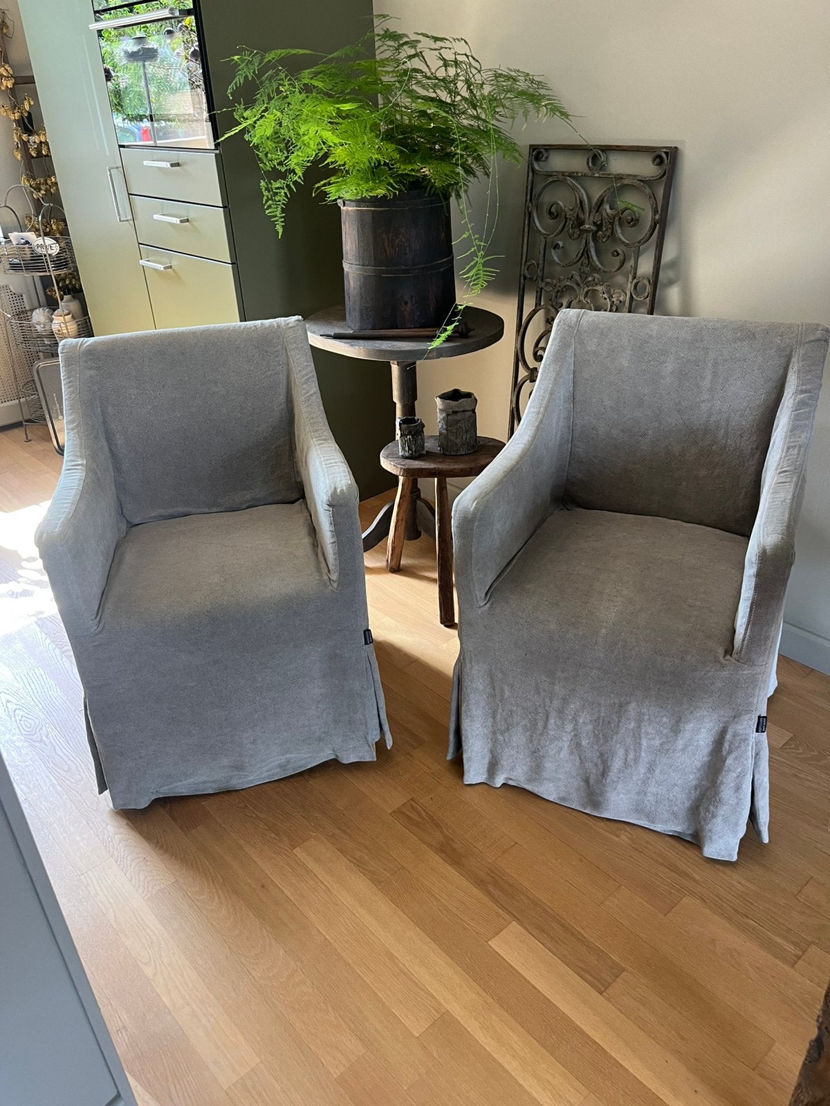 Aura peeperkorn fauteuils, Ophalen, Gebruikt, Minder dan 75 cm, Landelijke stijl