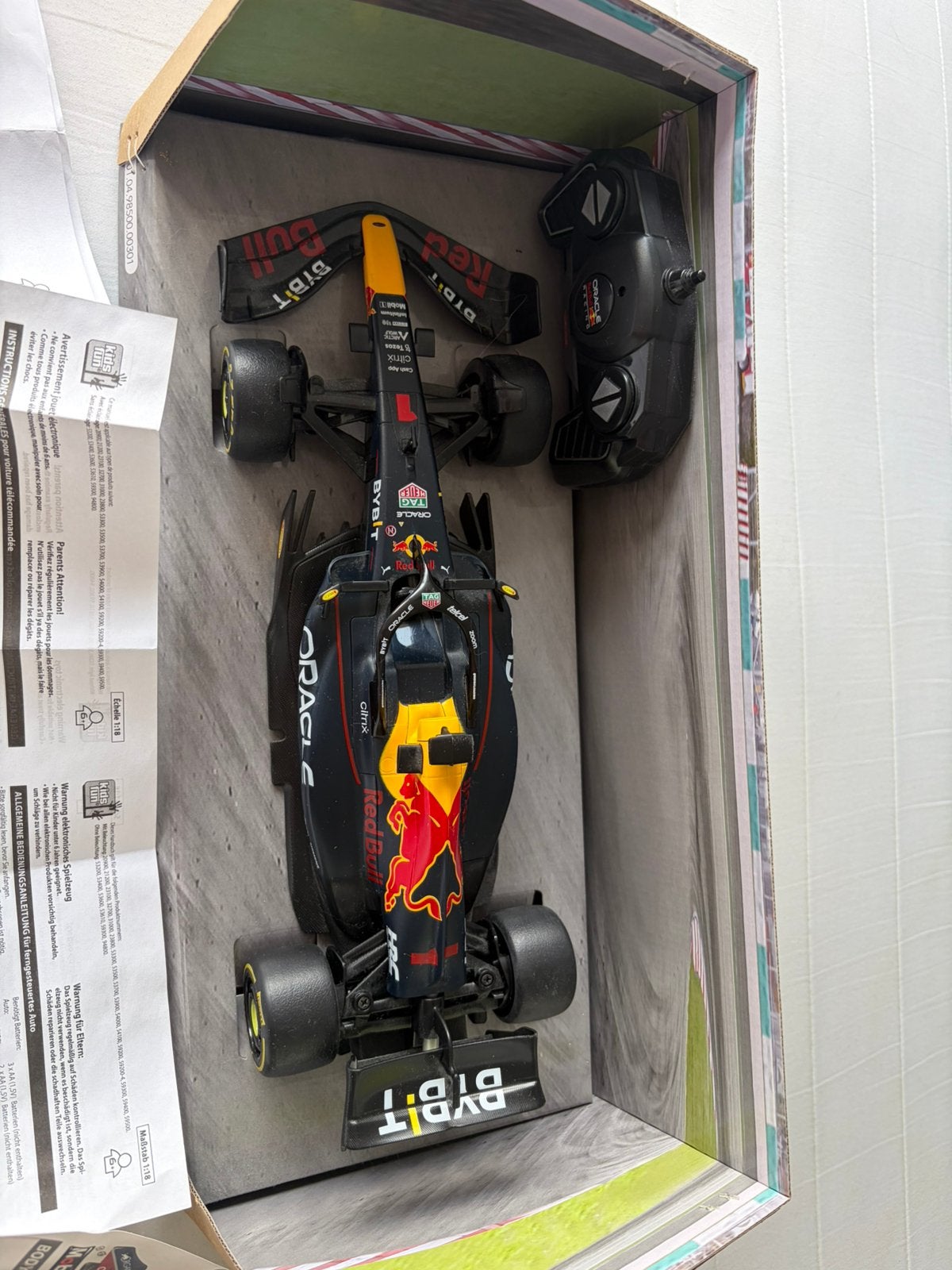 Bestuurbare Modelauto Red Bull Racing 1:18, Ophalen of Verzenden, Zo goed als nieuw, Auto, Overige merken
