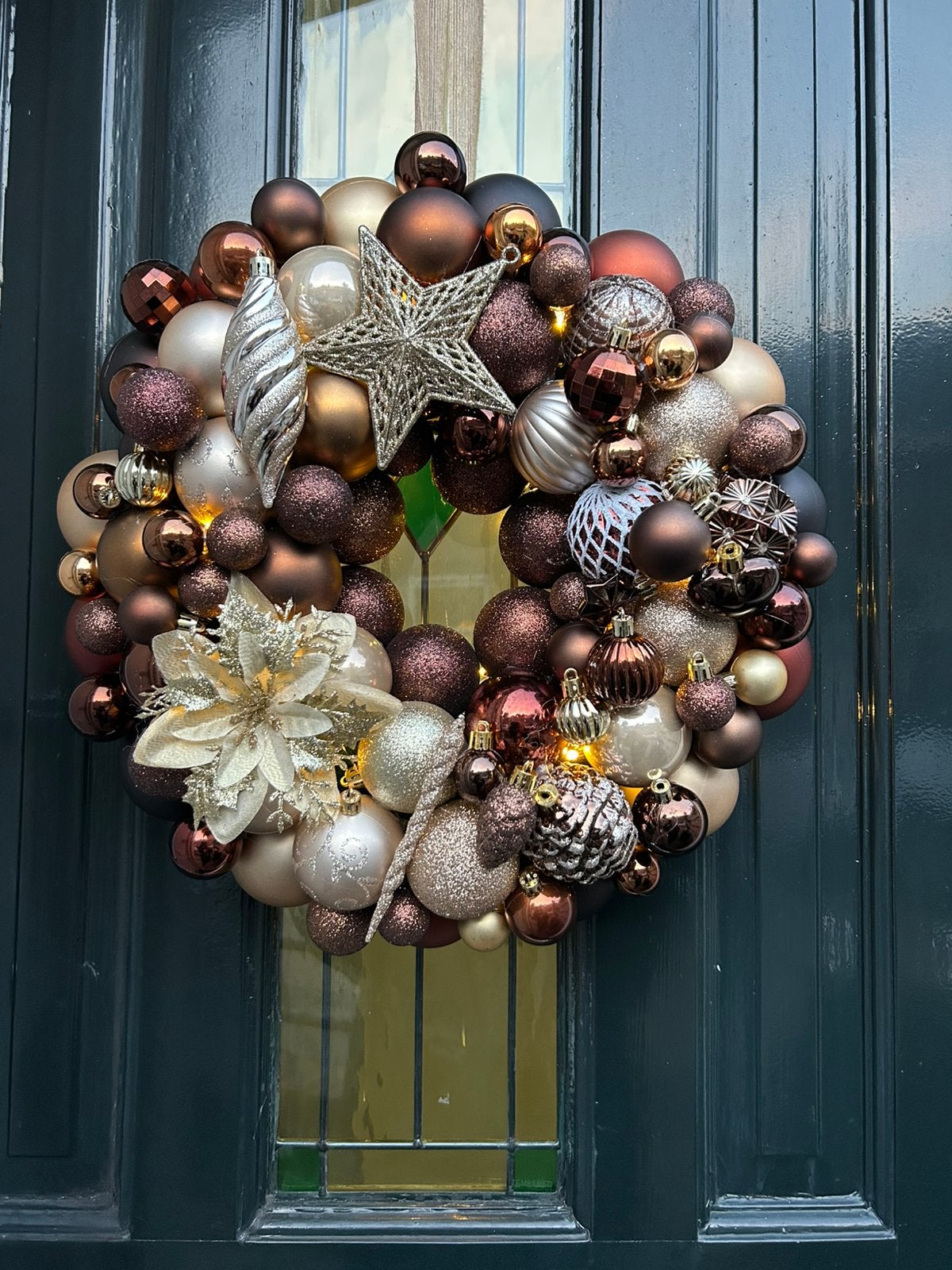 Handgemaakte kerstkrans, Krans, 45 cm, Nieuw, Ophalen of Verzenden