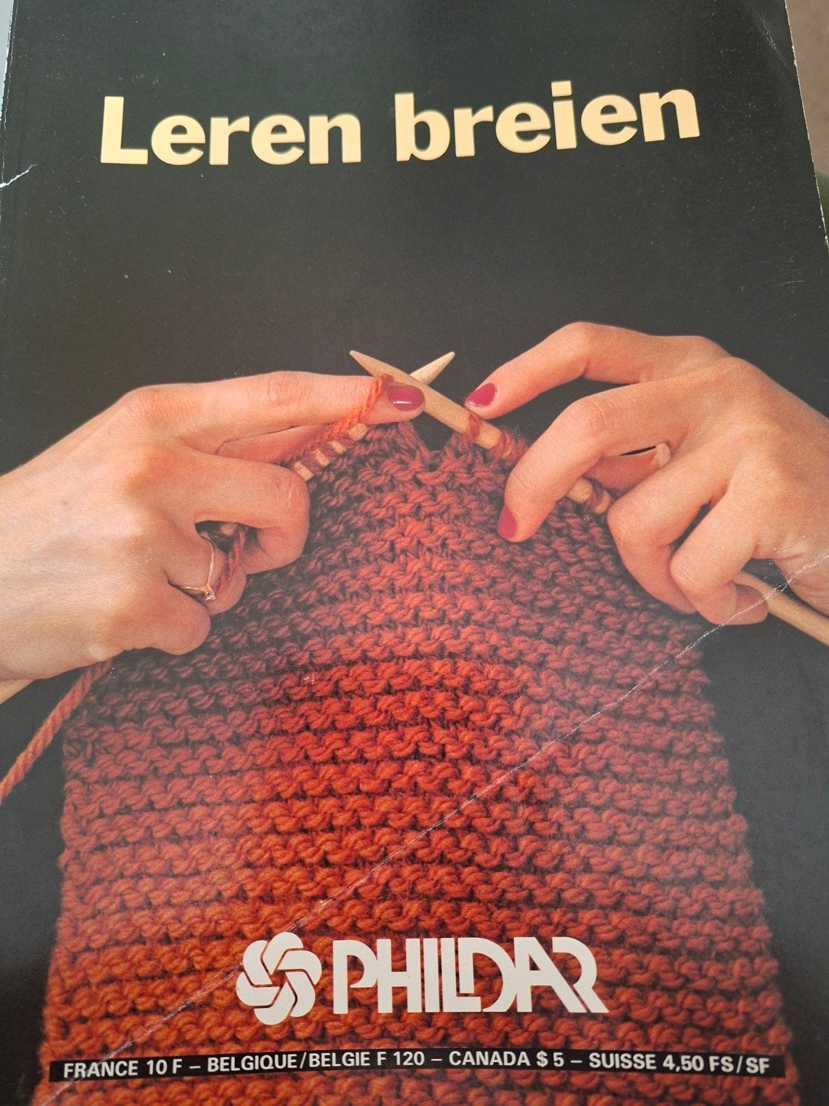 Leren breien - Phildar instructieboek, Ophalen, Breien, Patroon of Boek