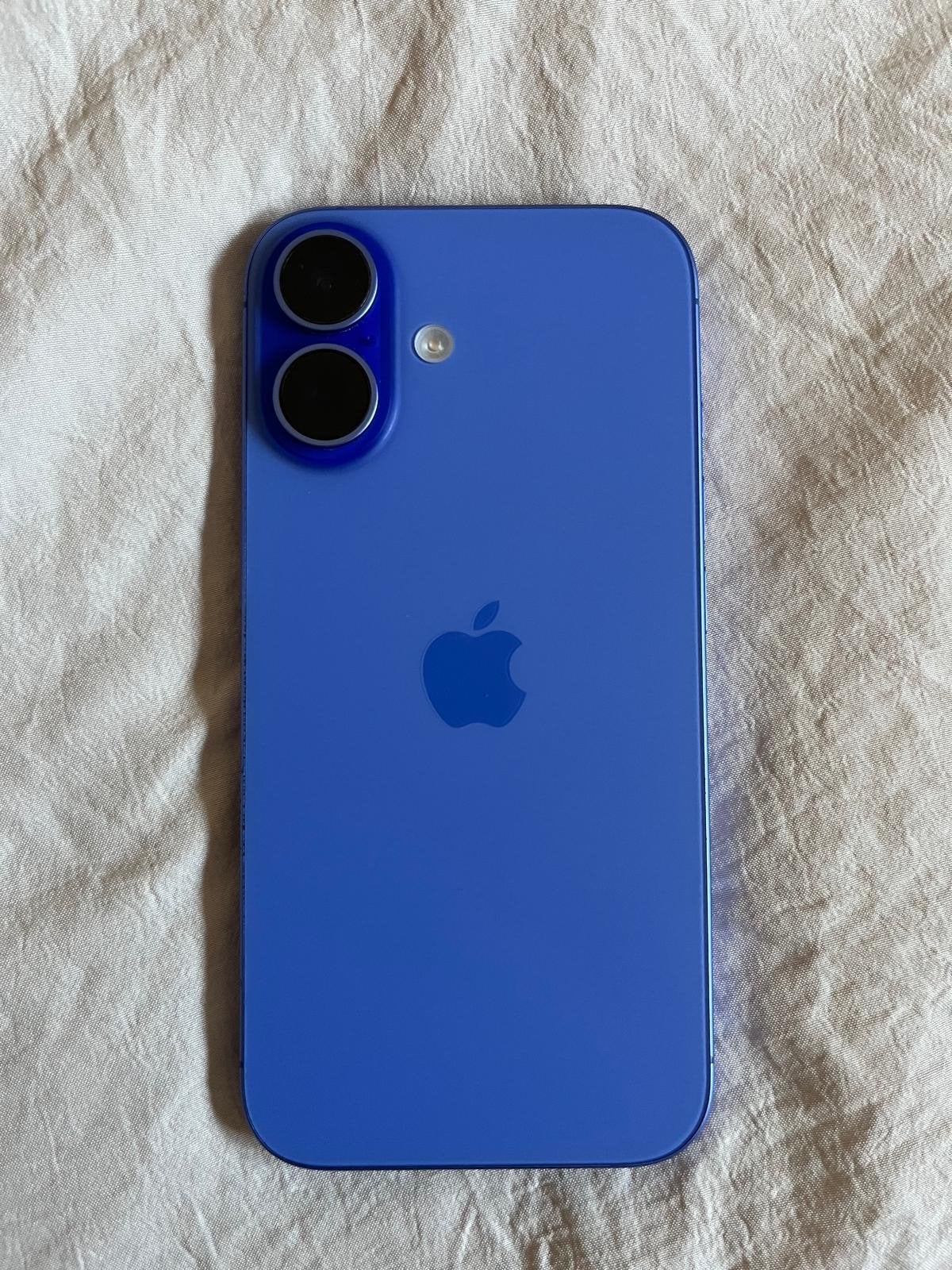 iPhone 16 - 128GB - 100% batterijconditie, Telecommunicatie, Mobiele telefoons | Apple iPhone, 128 GB, Blauw, IPhone 16, Ophalen of Verzenden