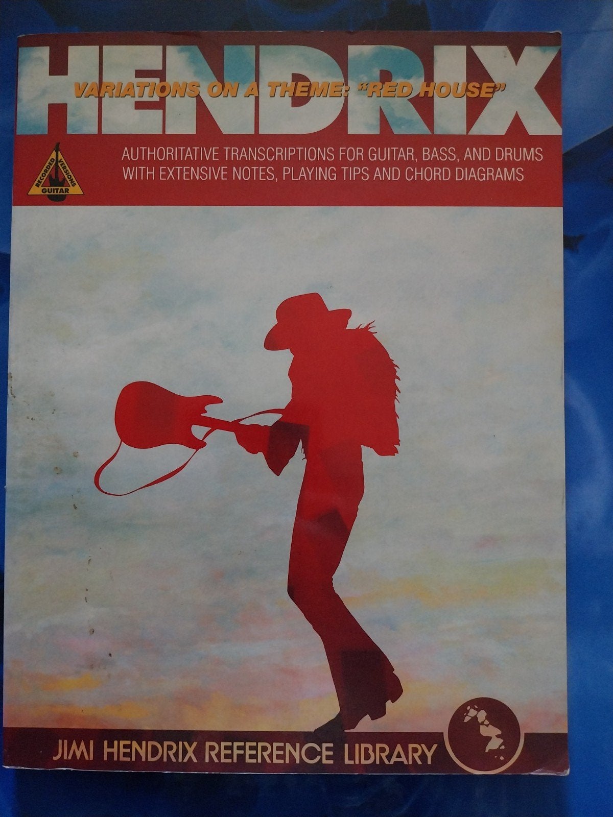 BOEK - JIMI HENDRIX - variations on a theme " red house", Boeken, Ophalen of Verzenden, Zo goed als nieuw, Instrument