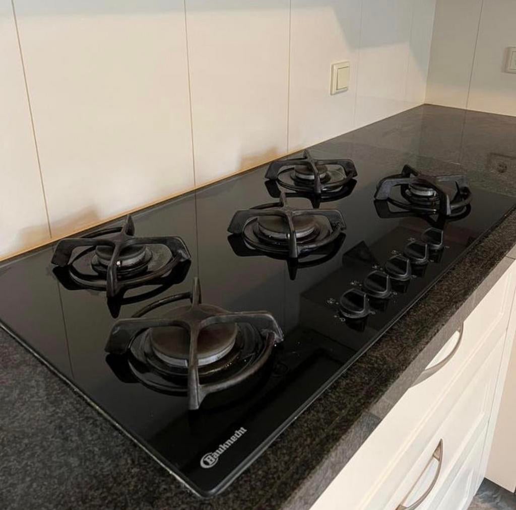 Bauknecht gas kookplaat – 86 x 51 cm, Ophalen, Gebruikt, Inbouw, Gas