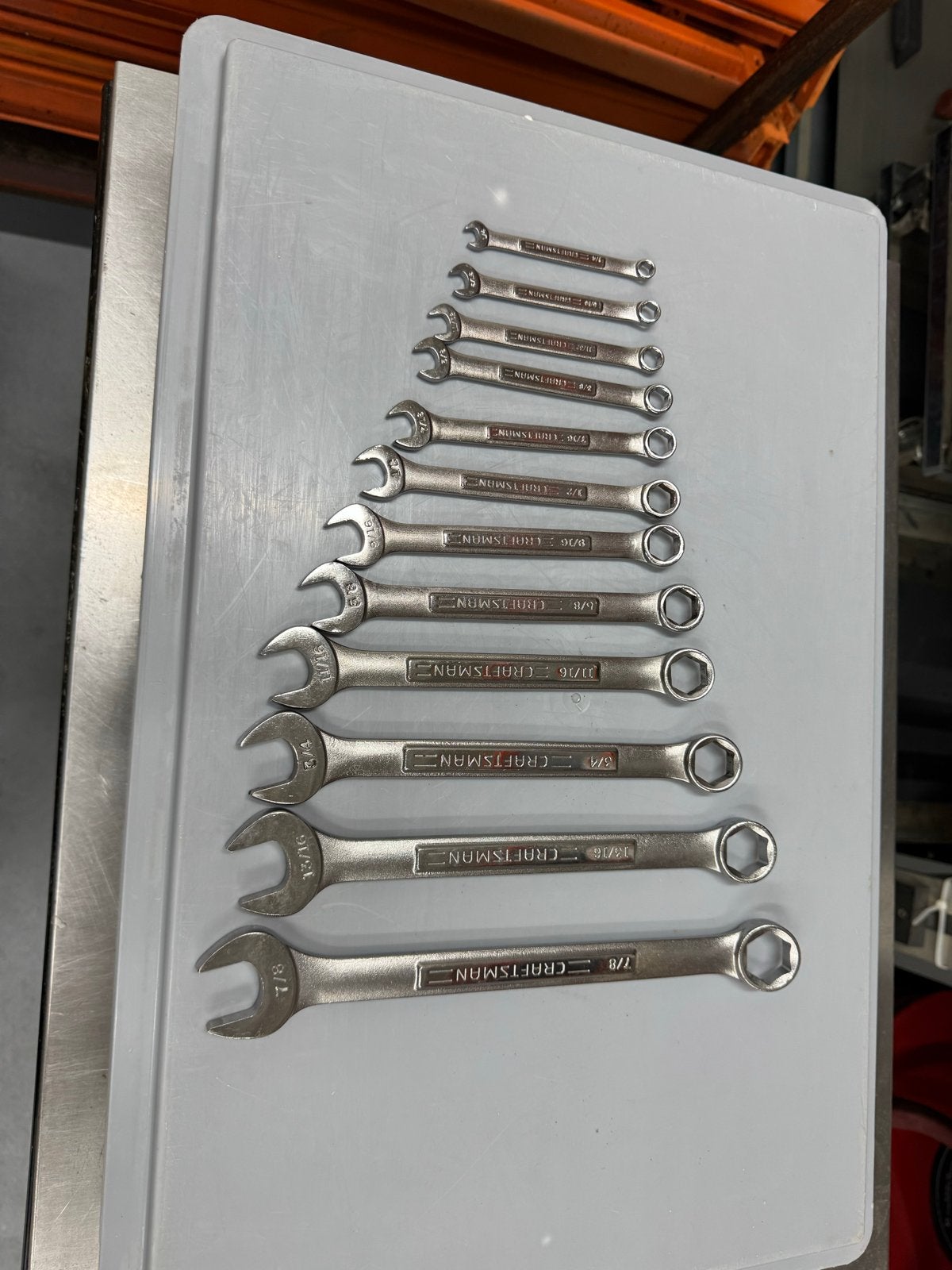 Craftsman USA Steekringsleutelset - Inch maten, Ophalen of Verzenden, Nieuw, Sleutel/ratel, Overige merken