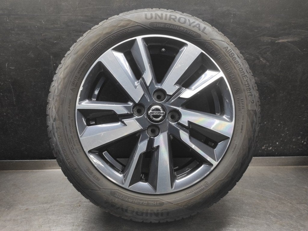 Velgen set + banden Nissan Micra 2018 ( 195-55-R16 ), Gebruikt, 16 inch, Banden en Velgen, Ophalen of Verzenden