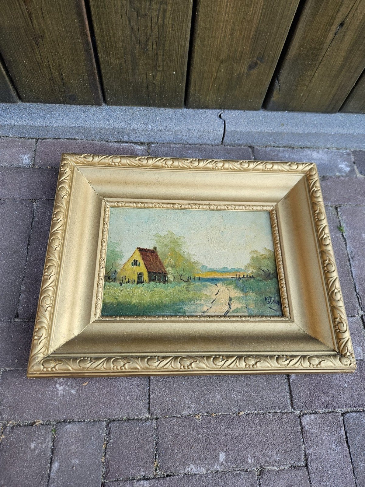 Partij oude schilderijen, Ophalen of Verzenden