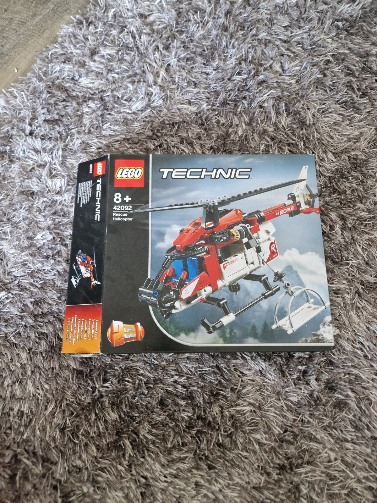 Lego Technic 42092 Reddingshelikopter, Compleet, Lego, Ophalen of Verzenden, Zo goed als nieuw