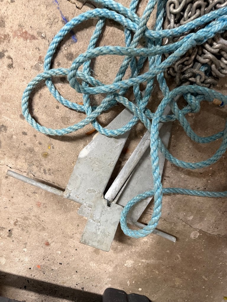 scheepsanker, Ophalen, ., Zo goed als nieuw, .