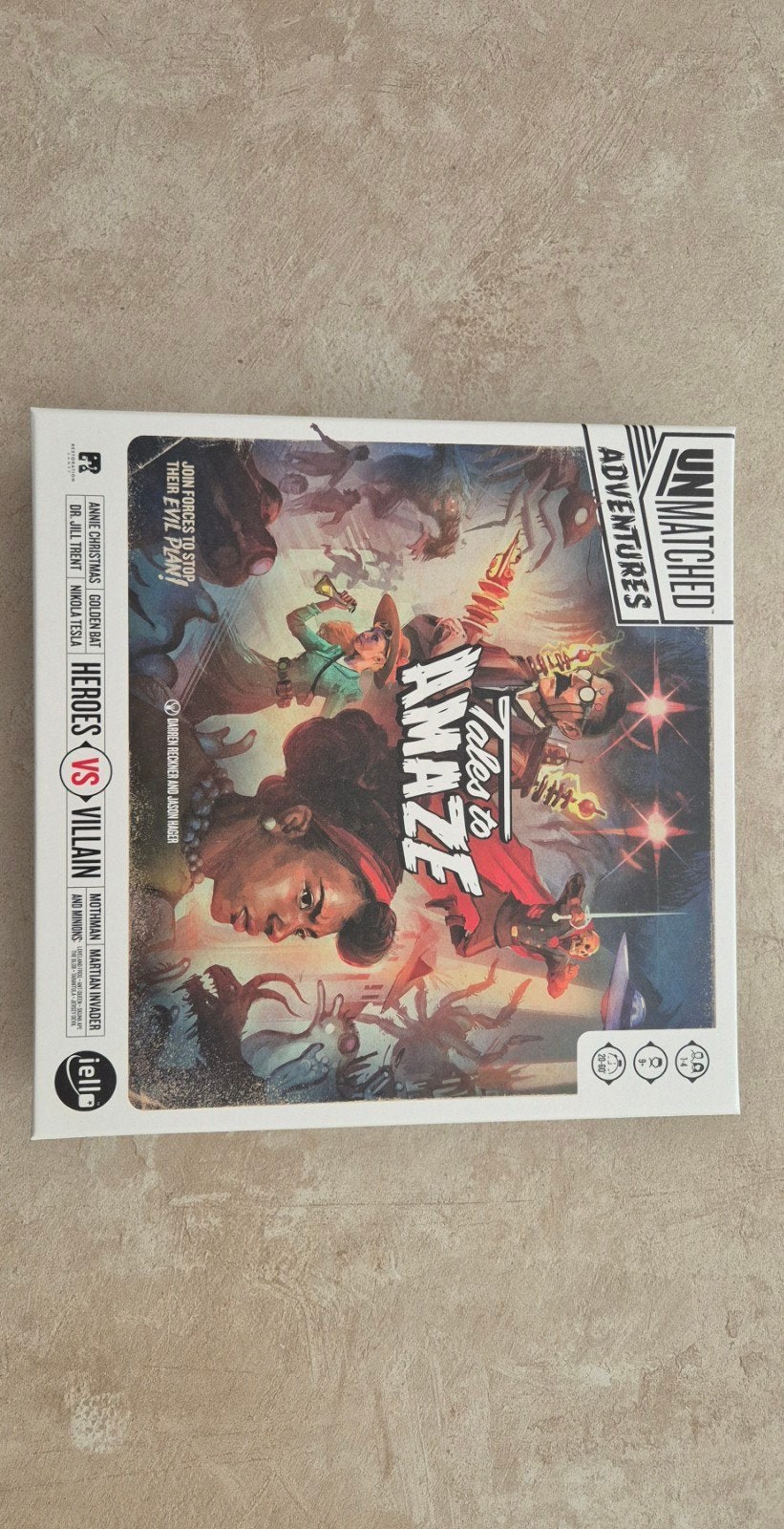 Unmatched: Tales to Amaze with 4 foiled promo cards, Ophalen, Zo goed als nieuw