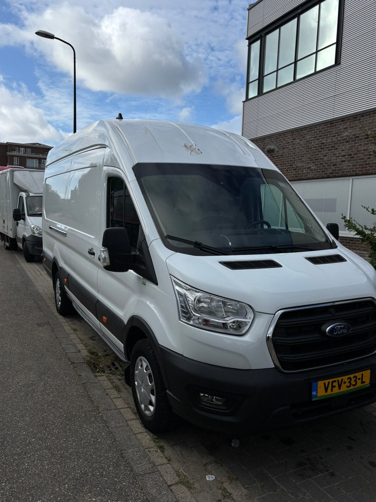 Ford Transit 187231kmNap GB 350 L4h3 Tdci 105pk RWD 2020 Wit, Auto's, 1995 cc, Euro 6, Wit, 2 stoelen