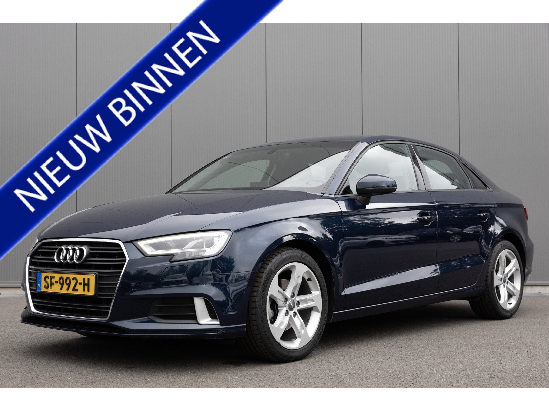Audi A3 Limousine 1.5 TFSI CoD | NL-AUTO | NAVI | CLIMATE |, Gebruikt, 150 pk, Blauw, Origineel Nederlands