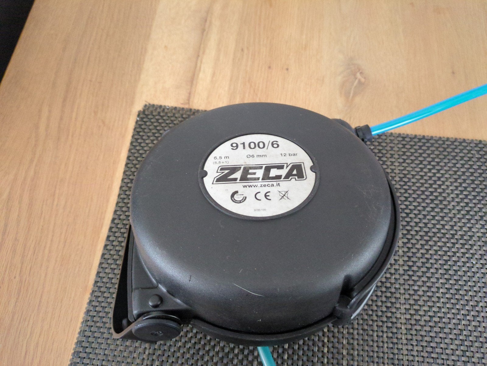 Zeca slanghaspel 9100/6, 100 liter of meer, Ophalen of Verzenden, Zo goed als nieuw, Minder dan 200 liter/min