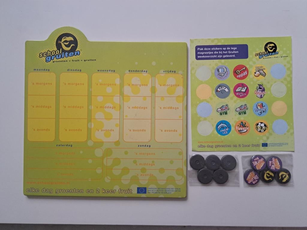 Scholten Groenten en Fruit Beloningsbord, Ophalen of Verzenden, Zo goed als nieuw, Ontdekken