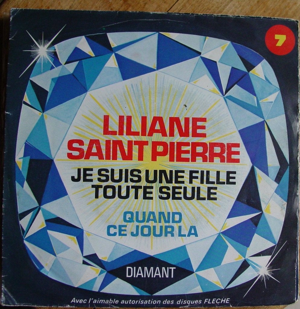 45T 7INCH VINYL SINGLE LILIANE SAINT PIERRE, Cd's en Dvd's, Ophalen of Verzenden, Zo goed als nieuw, Nederlandstalig