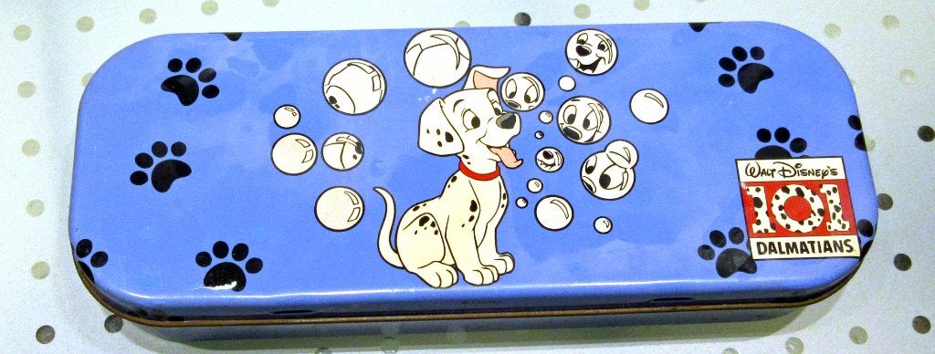 Vintage pennenblik 101 Dalmatiërs Disney, Ophalen of Verzenden, Overige figuren, Gebruikt, Overige typen