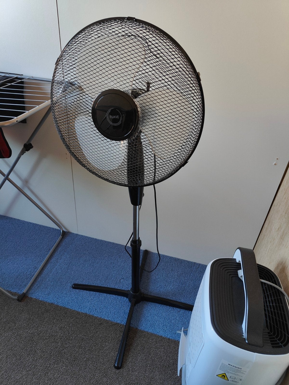Fuave fan, Ophalen, Statiefventilator
