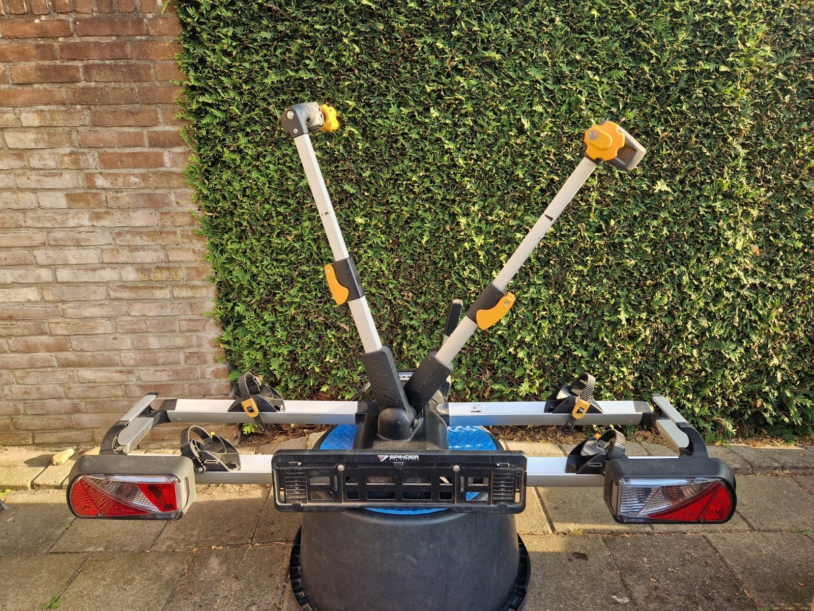 Mooie Degelijke Spinder Xplorer Fiets drager voor 2 E-bike's, Ophalen, Gebruikt, Elektrische fiets, 2 fietsen
