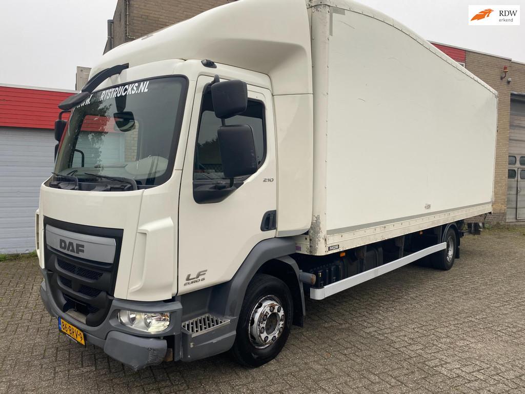 DAF LF 210 FA, Auto's, Automaat, Euro 6, Wit, Bedrijf