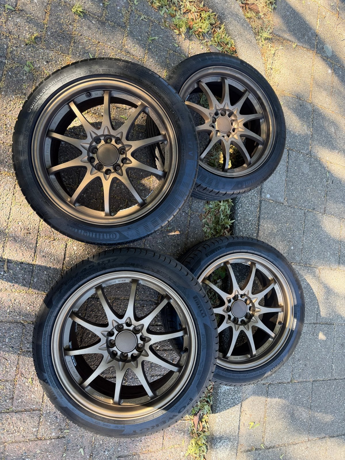 JR5 17”velgen 5x114,3 7,5j, Auto-onderdelen, Banden en Velgen, Ophalen, Gebruikt, 17 inch, Banden en Velgen