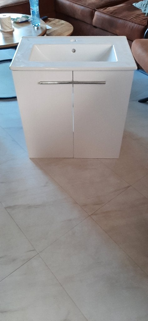 badkamer meubel  ,  wasbak, Huis en Inrichting, Badkamer | Badkamermeubels, Ophalen, Gebruikt, 50 tot 100 cm, Minder dan 100 cm