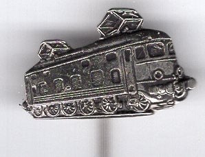 NS 1010 locomotief zilverkleurig trein speldje ( J_013), Verzenden, Nieuw, Transport, Speldje of Pin