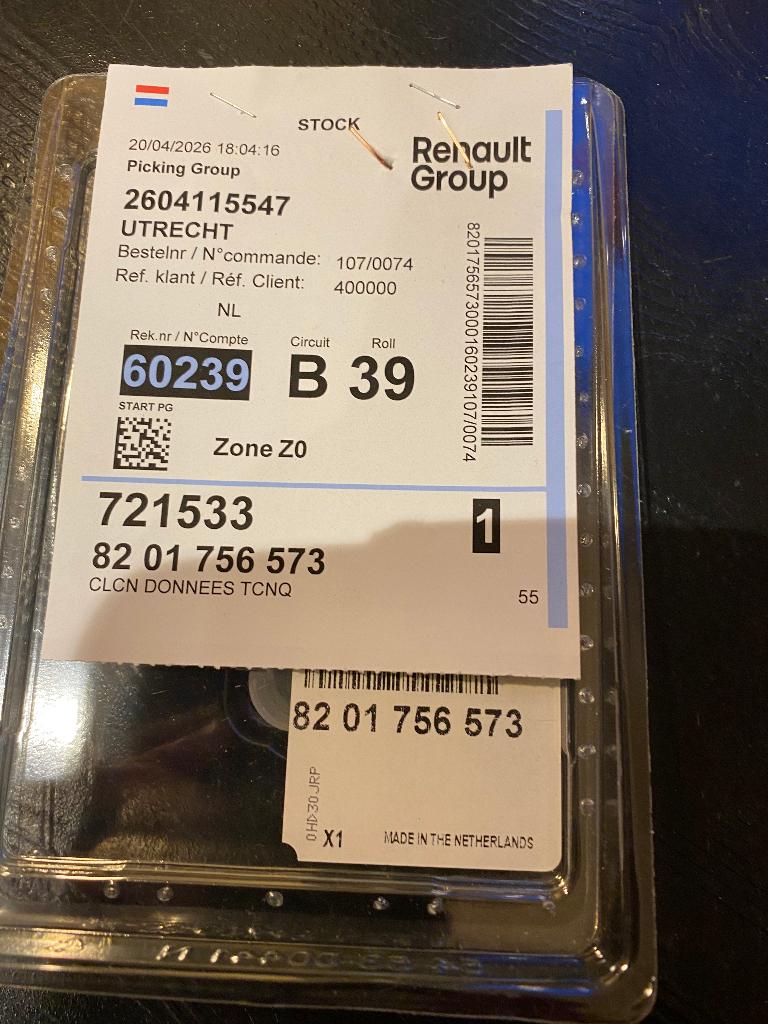 R link navigatie Renault europa 11.45, Ophalen of Verzenden, Nieuw