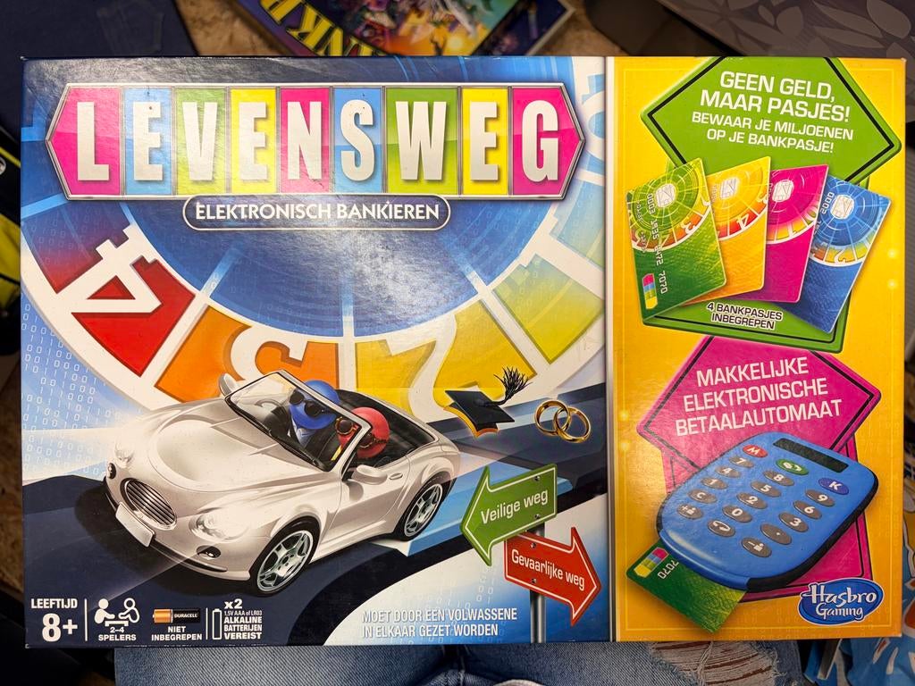 Levensweg Elektronisch Bankieren - Leuk familiespel!, Hobby en Vrije tijd, Gezelschapsspellen | Bordspellen, Drie of vier spelers