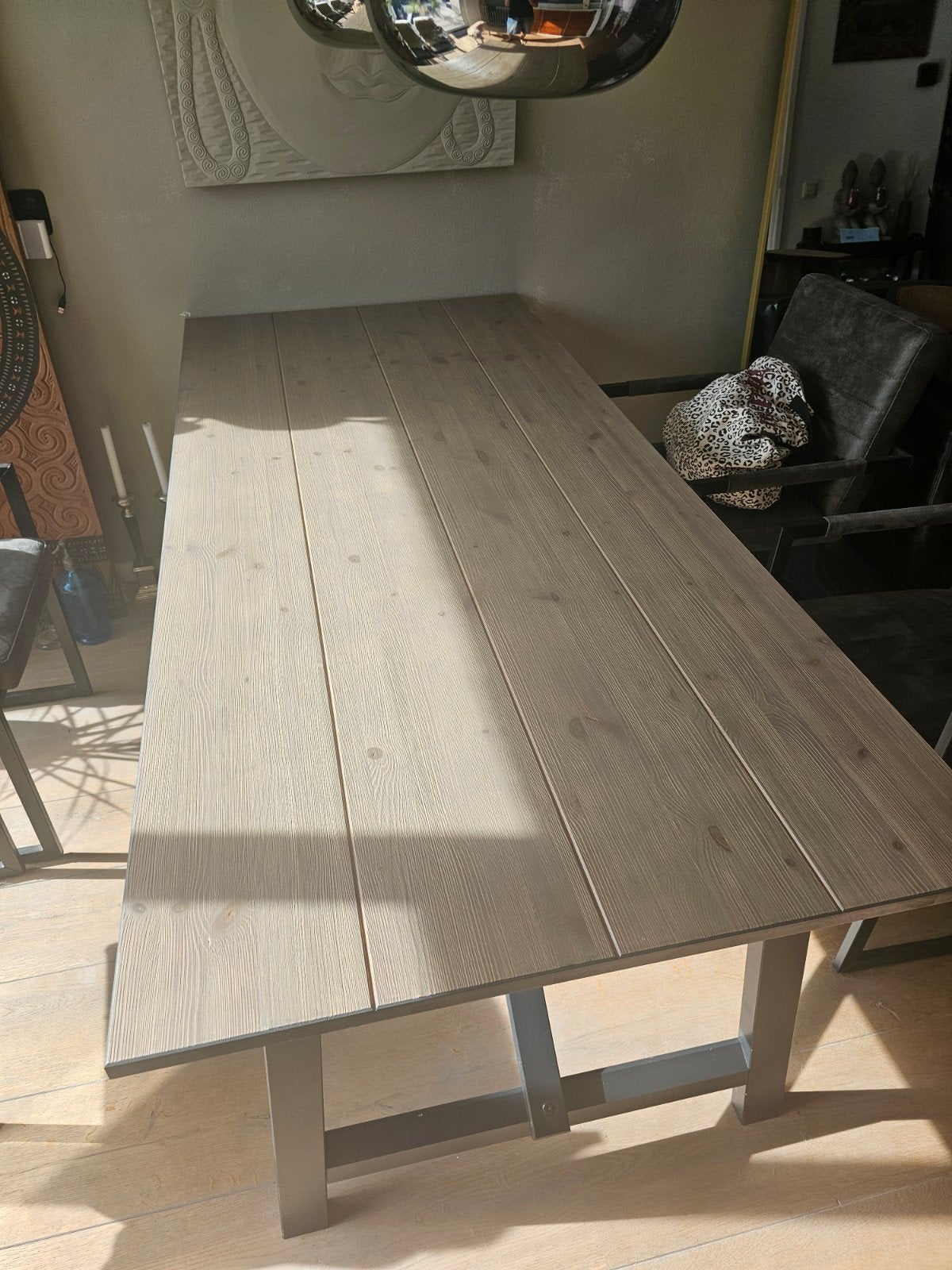 Tafel 90x200 Almere, Huis en Inrichting, Ophalen, 200 cm of meer, 50 tot 100 cm, Zo goed als nieuw