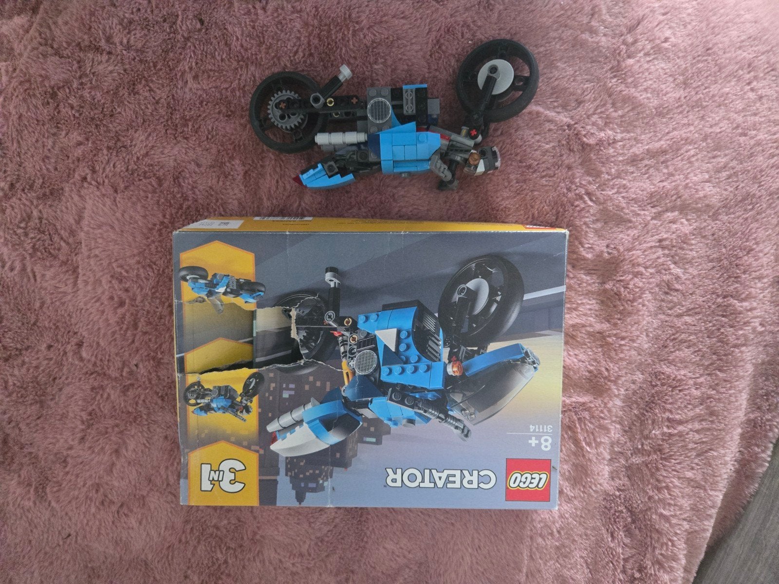 LEGO Creator 31114 Superbike met doos en boekjes, Ophalen of Verzenden, Zo goed als nieuw, Overige merken