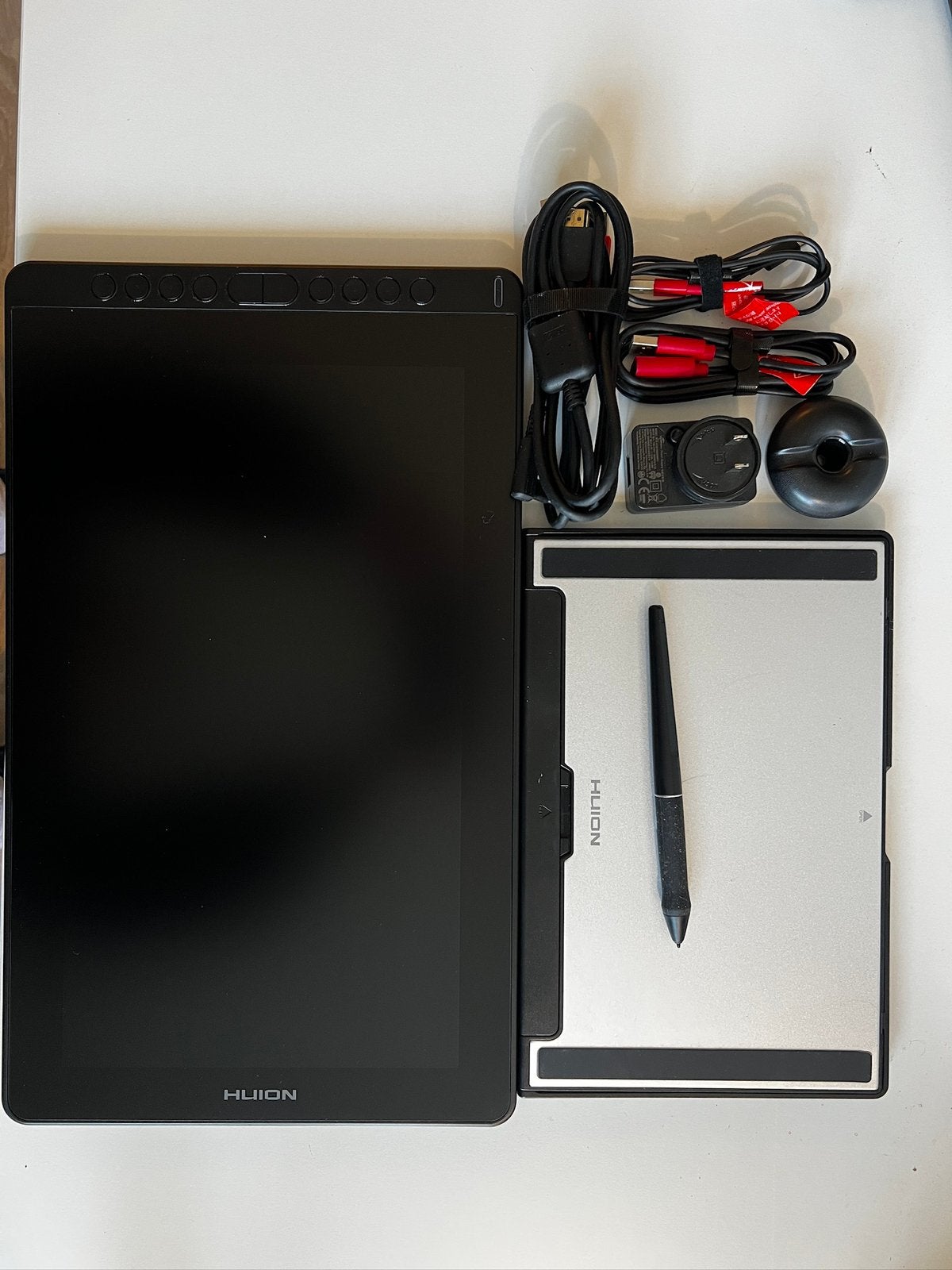 Huion Kamvas 16 (2021) Tekentablet met Scherm + Accessoires, Computers en Software, Ophalen of Verzenden, Zo goed als nieuw