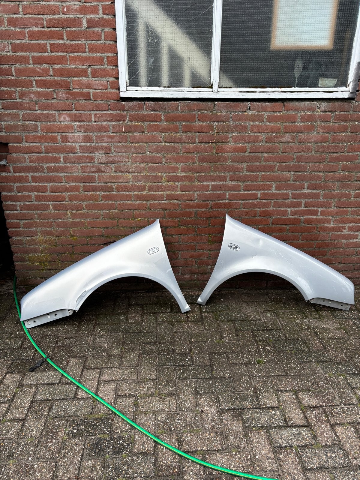 Spatborden en Bumper voor Volkswagen Golf 4 - Zilver, Ophalen, Gebruikt, Spatbord, Volkswagen