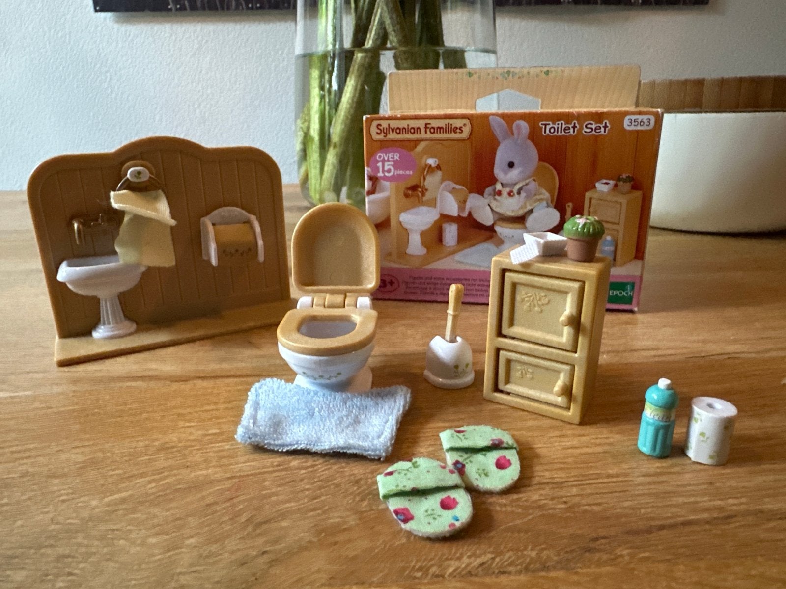 Sylvanian Families Toilet Set - Compleet en Zo Goed als Nieu, Ophalen of Verzenden, Zo goed als nieuw, Jongen of Meisje