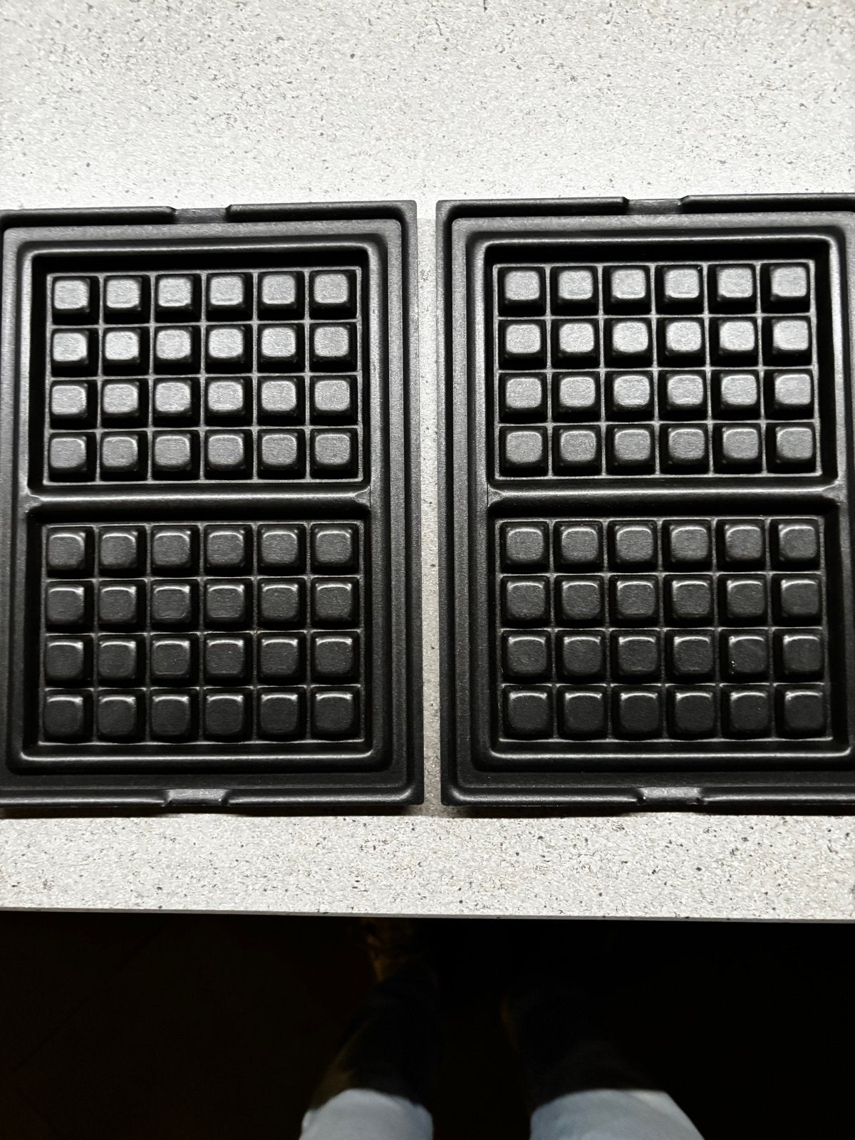 Wafelijzerplaten en tosti-ijzerplaten - 3 sets, Witgoed en Apparatuur, Ophalen of Verzenden, Uitneembare platen, Nieuw