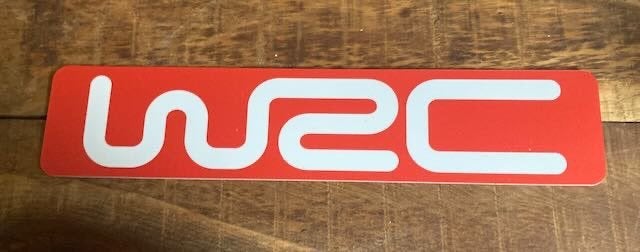 WRC   reclamebord kentekenplaat, Ophalen of Verzenden, Zo goed als nieuw, Auto's