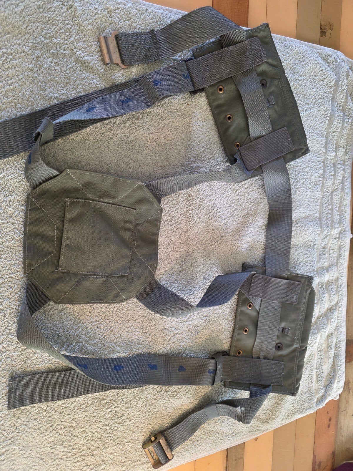 F-16 life Preserver., Ophalen of Verzenden, Zo goed als nieuw, Patch, Badge of Embleem