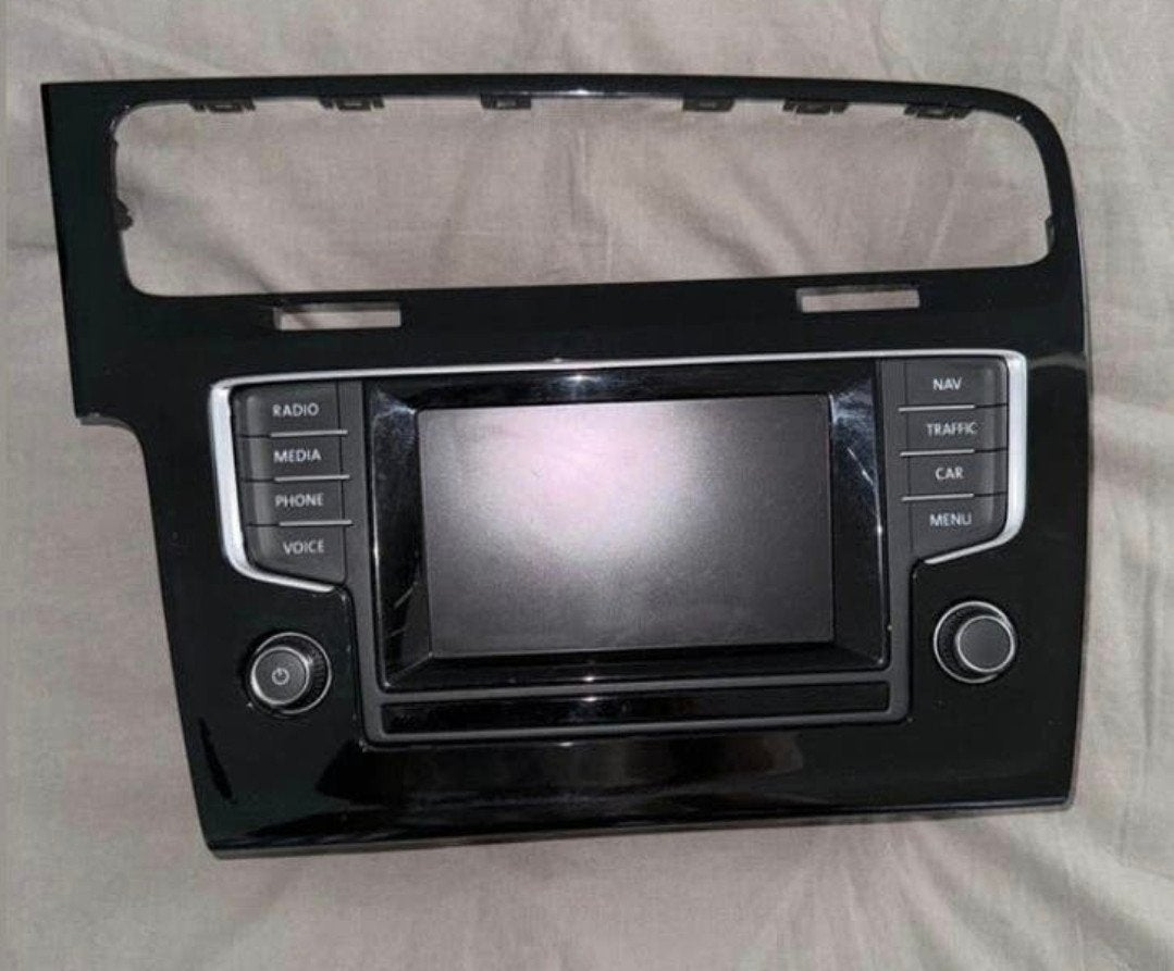 VW Golf Radio + Piano Zwart Paneel - Plug & Play, Ophalen of Verzenden, Gebruikt