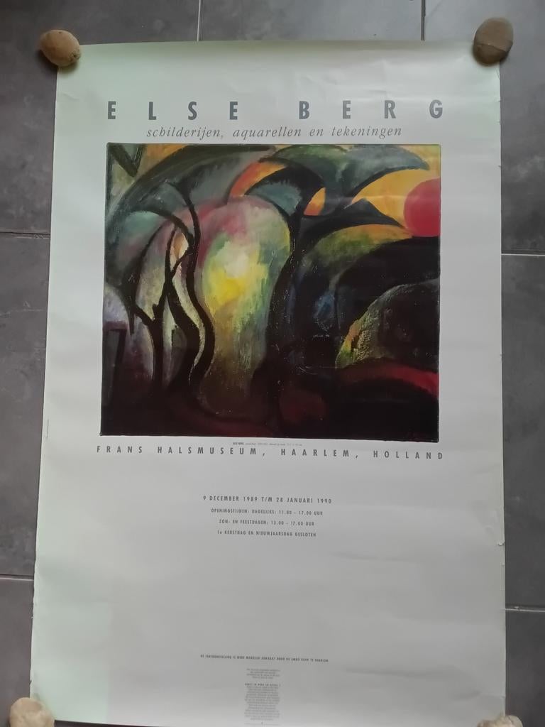 Oude originele expositie- en museumposters, Ophalen, Deurposter of groter, Overige onderwerpen, Rechthoekig Staand