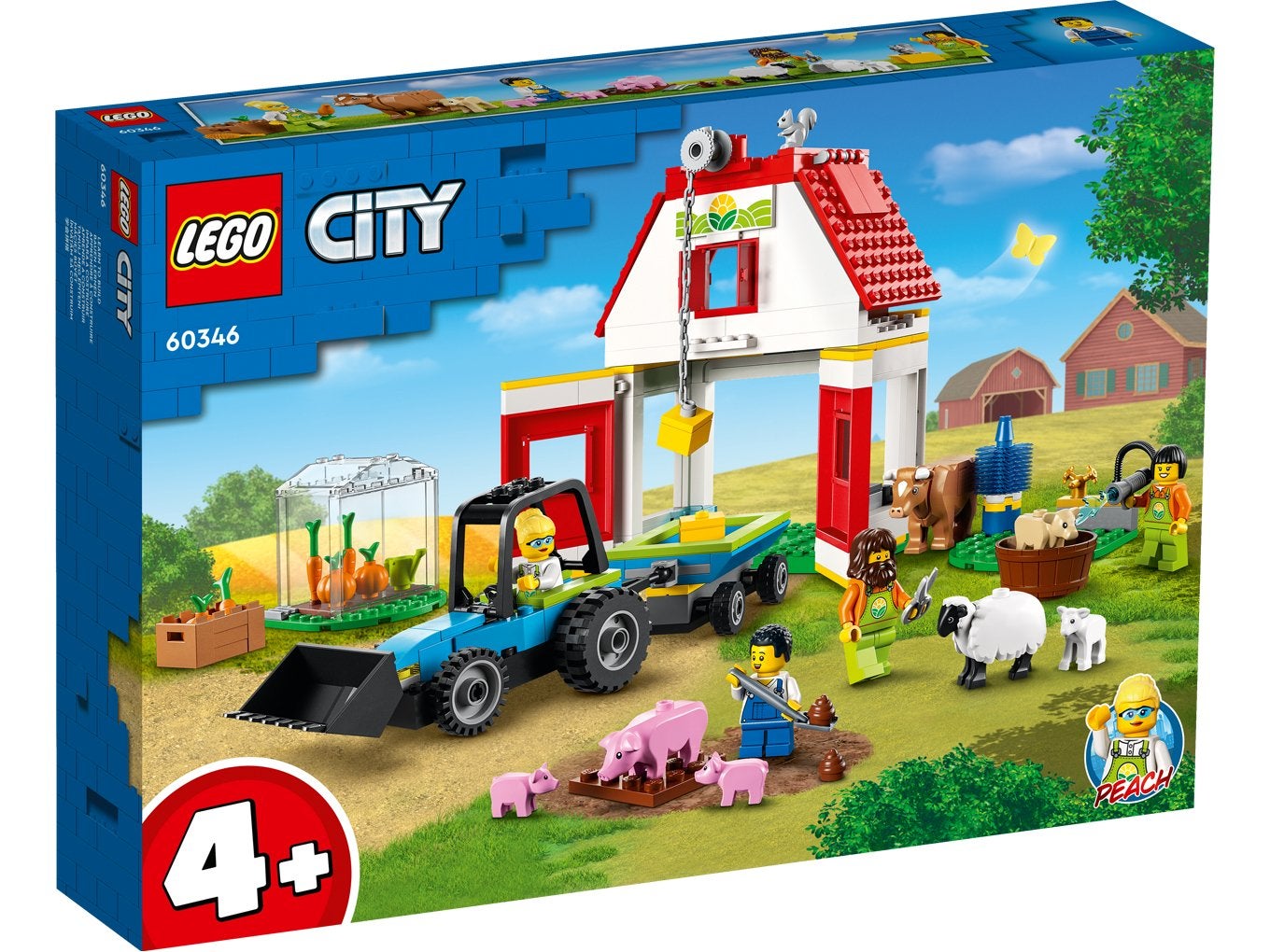 LEGO City 🐑🐖🐂 Barn & Farm Animals 60346 - NIEUW!, Kinderen en Baby's, Speelgoed | Duplo en Lego, City, Lego, Nieuw, Ophalen of Verzenden