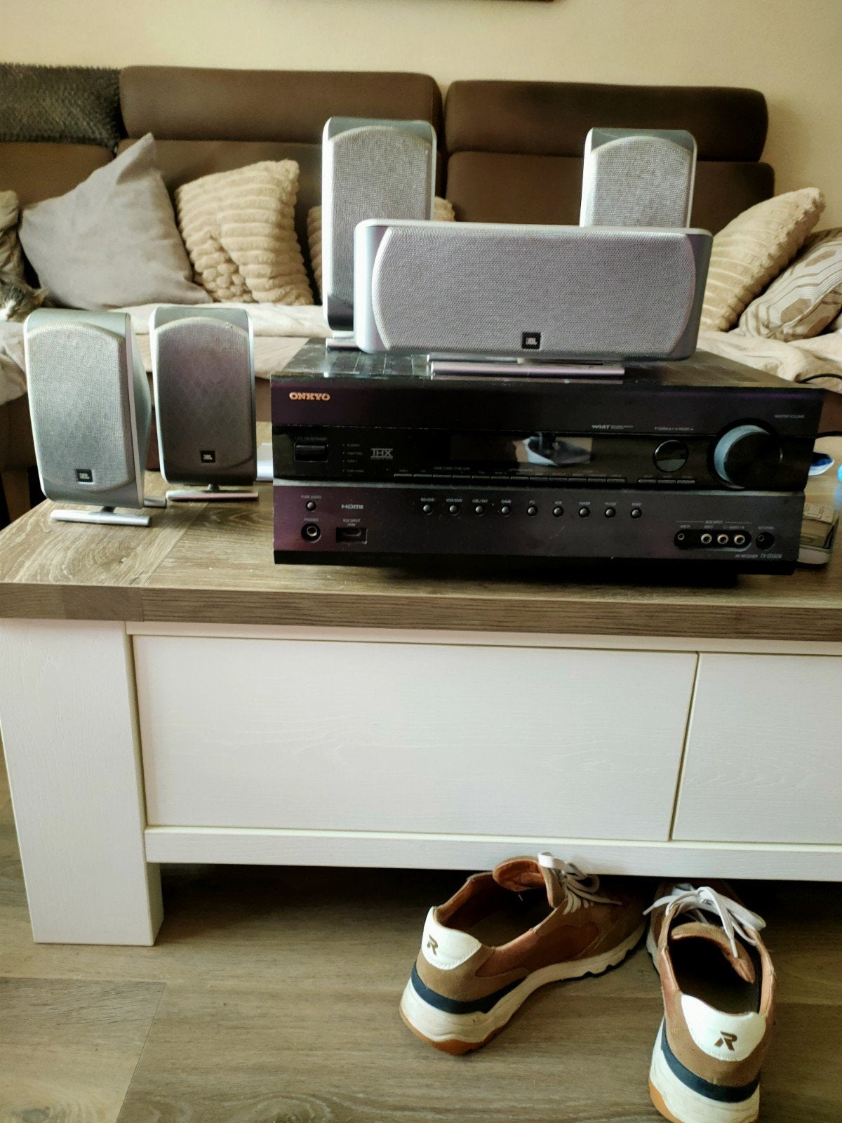 home cinema set, Ophalen