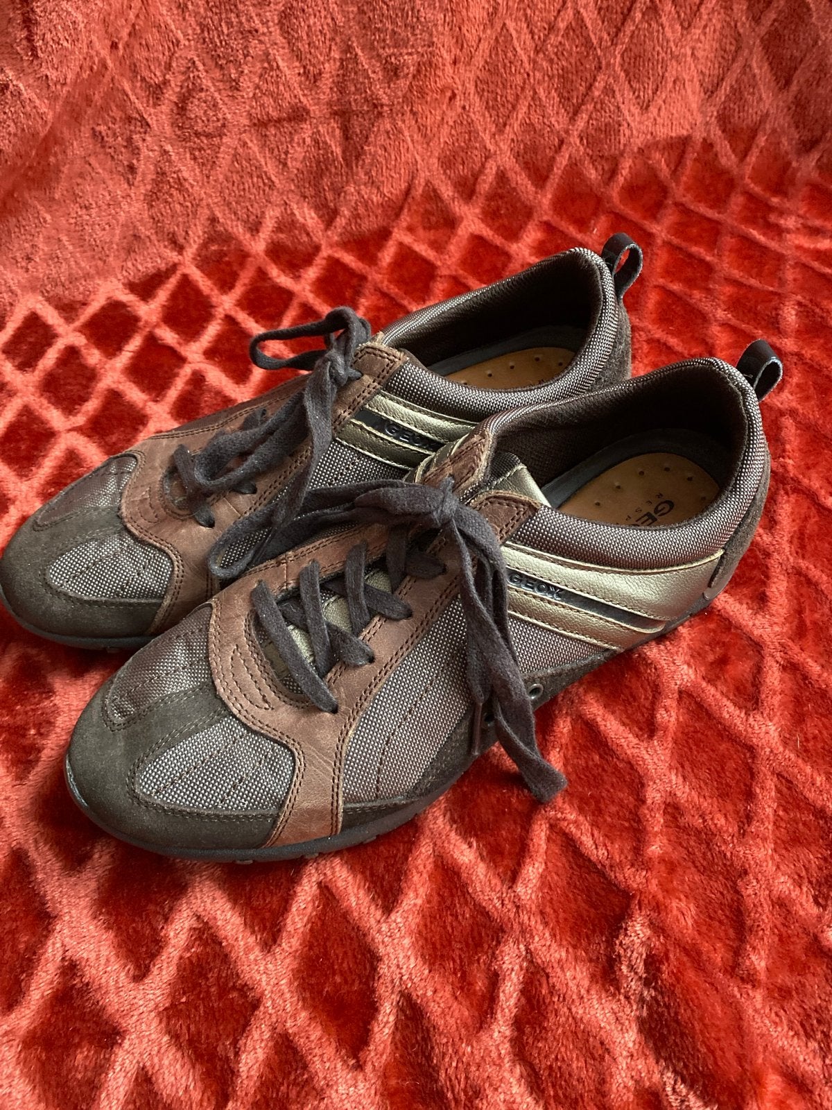 Geox Respira sneakers - Maat 40, Bruin, Ophalen of Verzenden, Sneakers of Gympen, Zo goed als nieuw