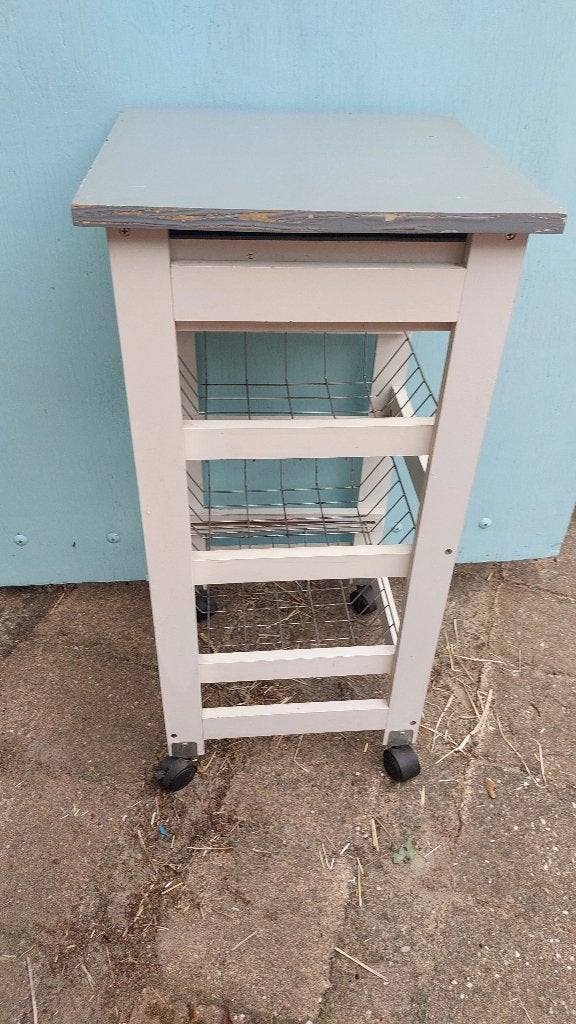keuken trolley, Ophalen, Gebruikt, Hout, Keukentrolley