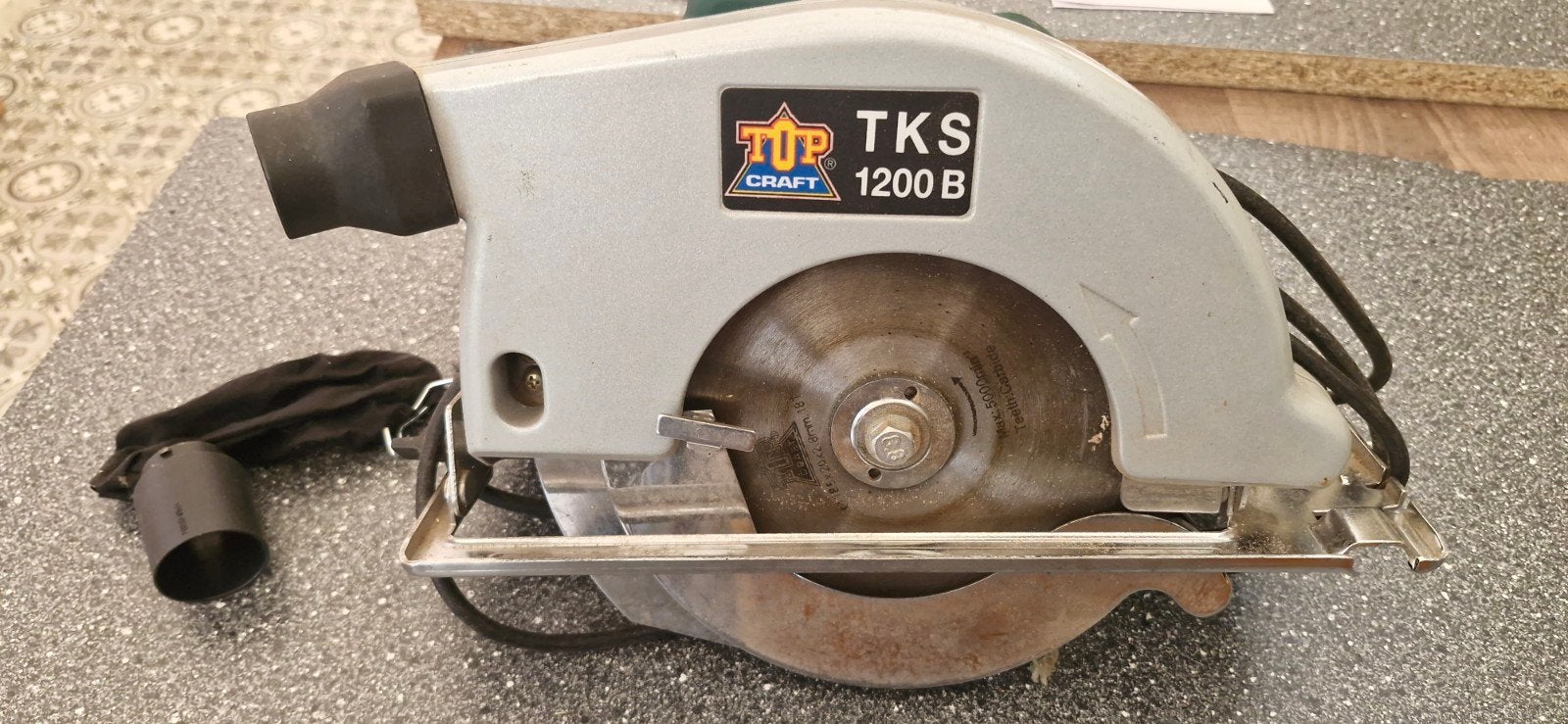 Krachtige TUP Craft TKS 1200 B Cirkelzaag - 1200W, Ophalen, Gebruikt, Cirkelzaag, 70 mm of meer