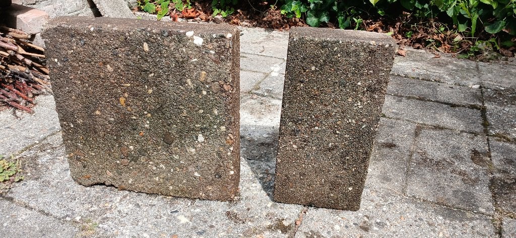 Terras-/grindtegels - Gratis afhalen, Tuin en Terras, Tegels en Klinkers, Ophalen, Gebruikt, 10 m² of meer, Beton