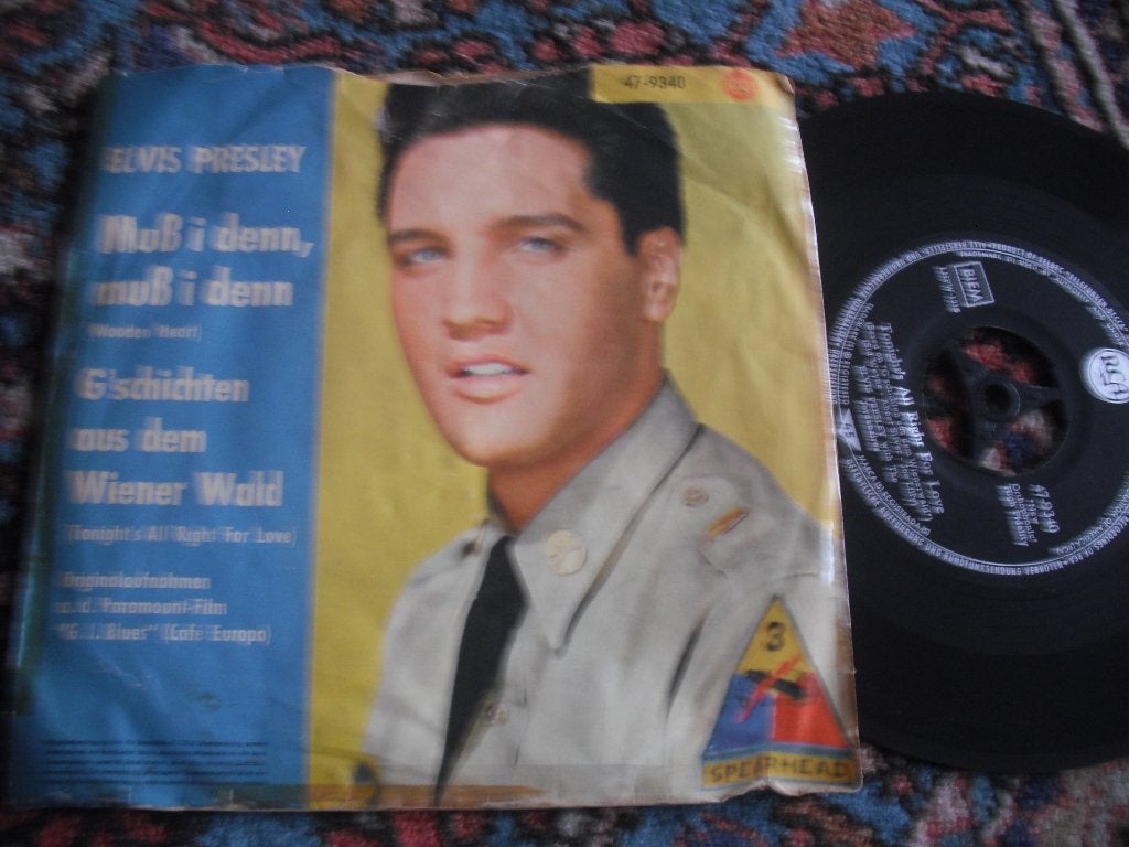 Elvis Presley - Wooden Heart., Cd's en Dvd's, Vinyl Singles, Ophalen of Verzenden, Gebruikt, Pop