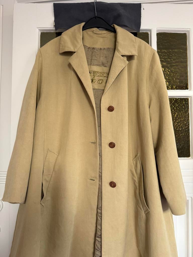 Greenstone zomerjas, trenchcoat model, maat 40, Kleding | Dames, Ophalen of Verzenden, Gedragen, Maat 38/40 (M), Beige