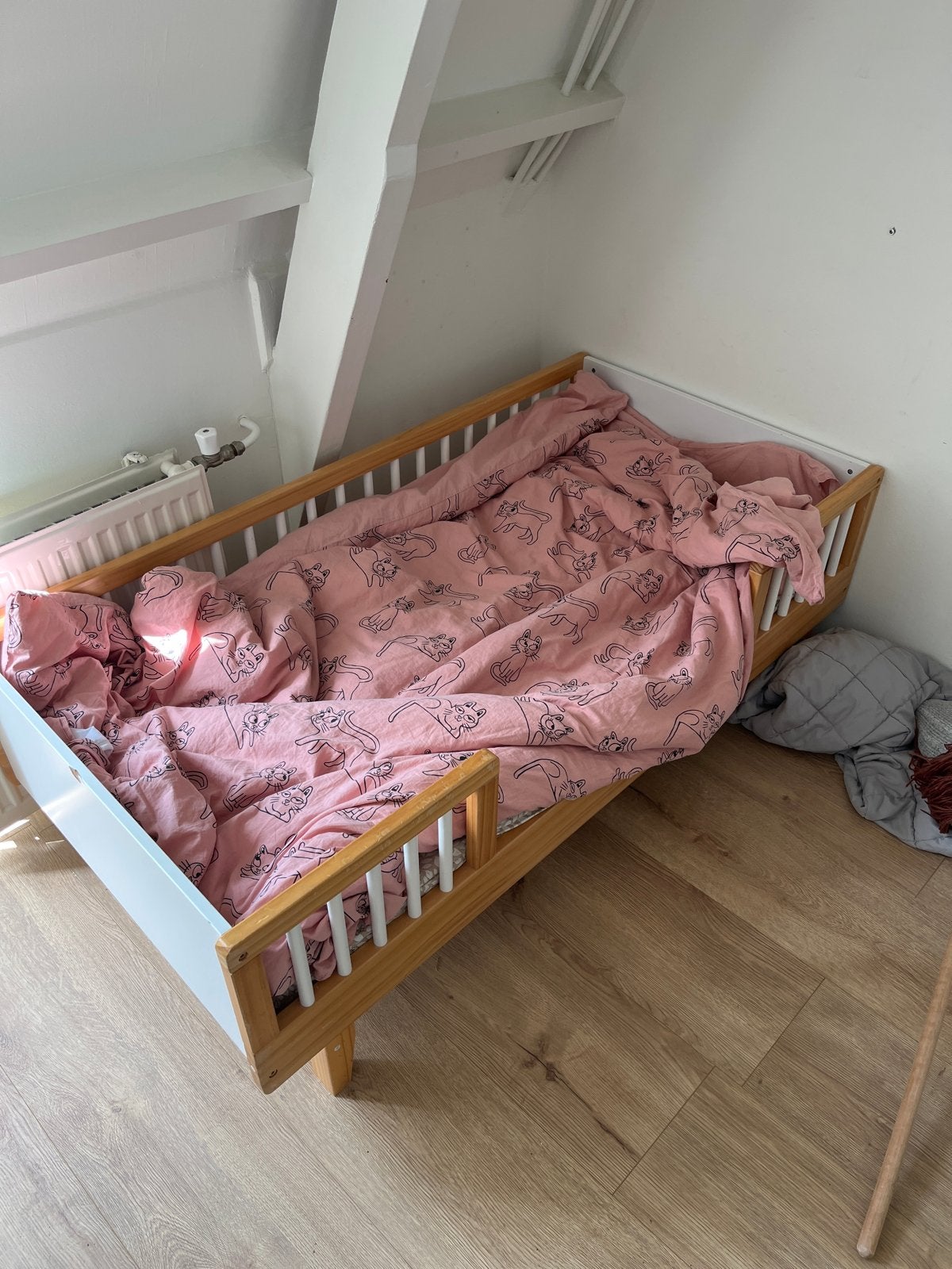 Petite Amélie bed - Gebruikt, Ophalen, Gebruikt, Eenpersoons, Wit
