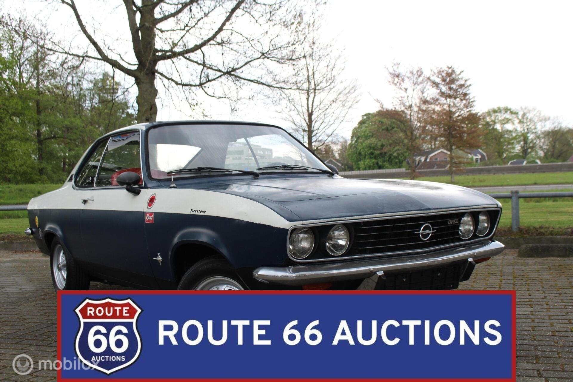 Opel Manta 1.2 S | Route 66 Auctions, Auto's, Overige carrosserieën, Zwart, Bedrijf, Opel